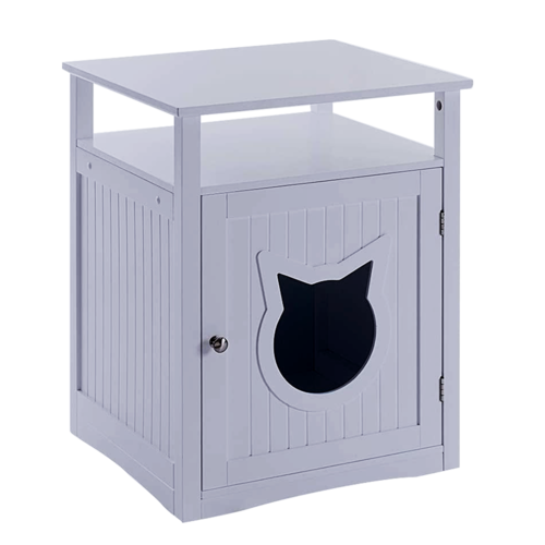 Nightstand Pet House With Litter Box Cover