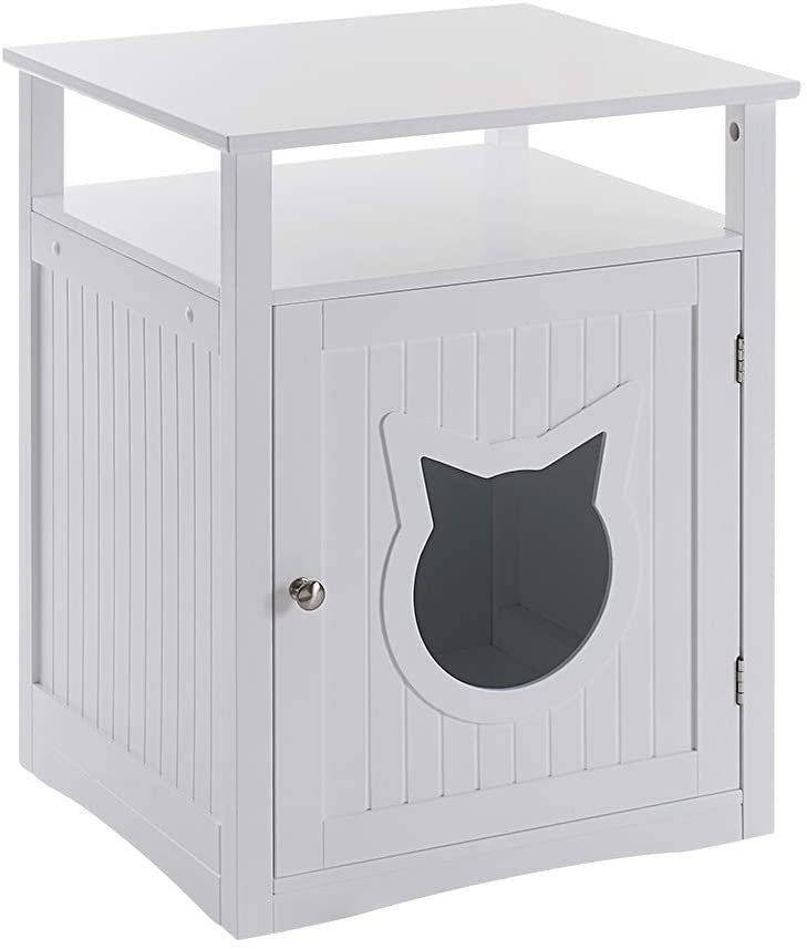 Nightstand Pet House With Litter Box Cover