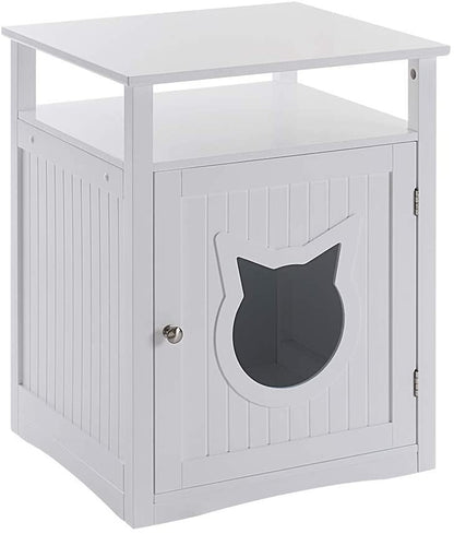 Nightstand Pet House With Litter Box Cover