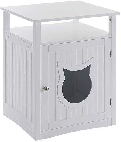 Nightstand Pet House With Litter Box Cover