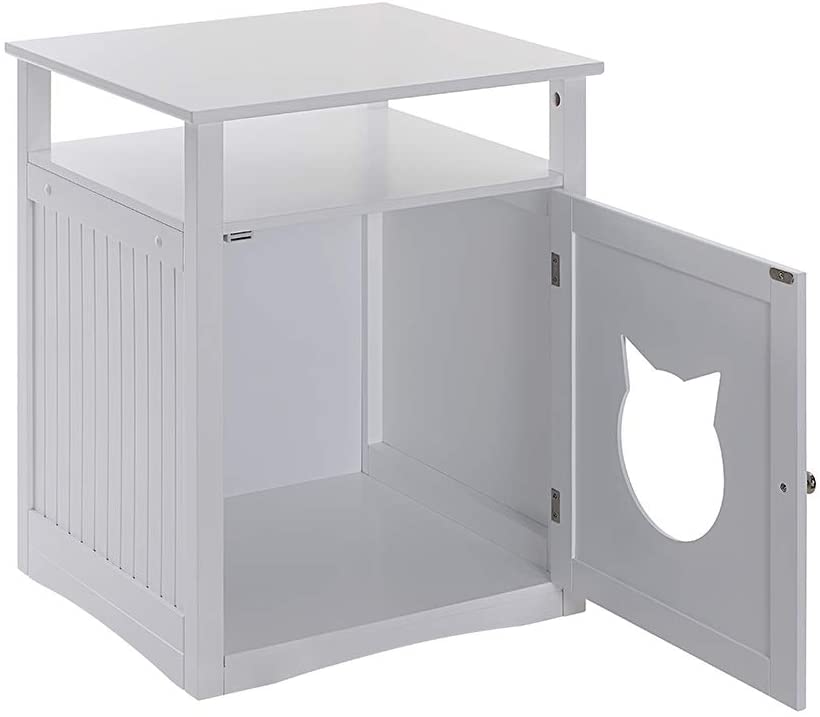 Nightstand Pet House With Litter Box Cover