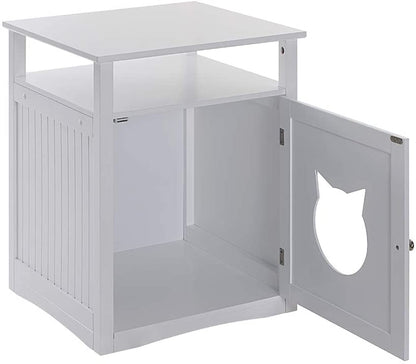 Nightstand Pet House With Litter Box Cover