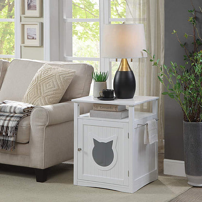 Nightstand Pet House With Litter Box Cover