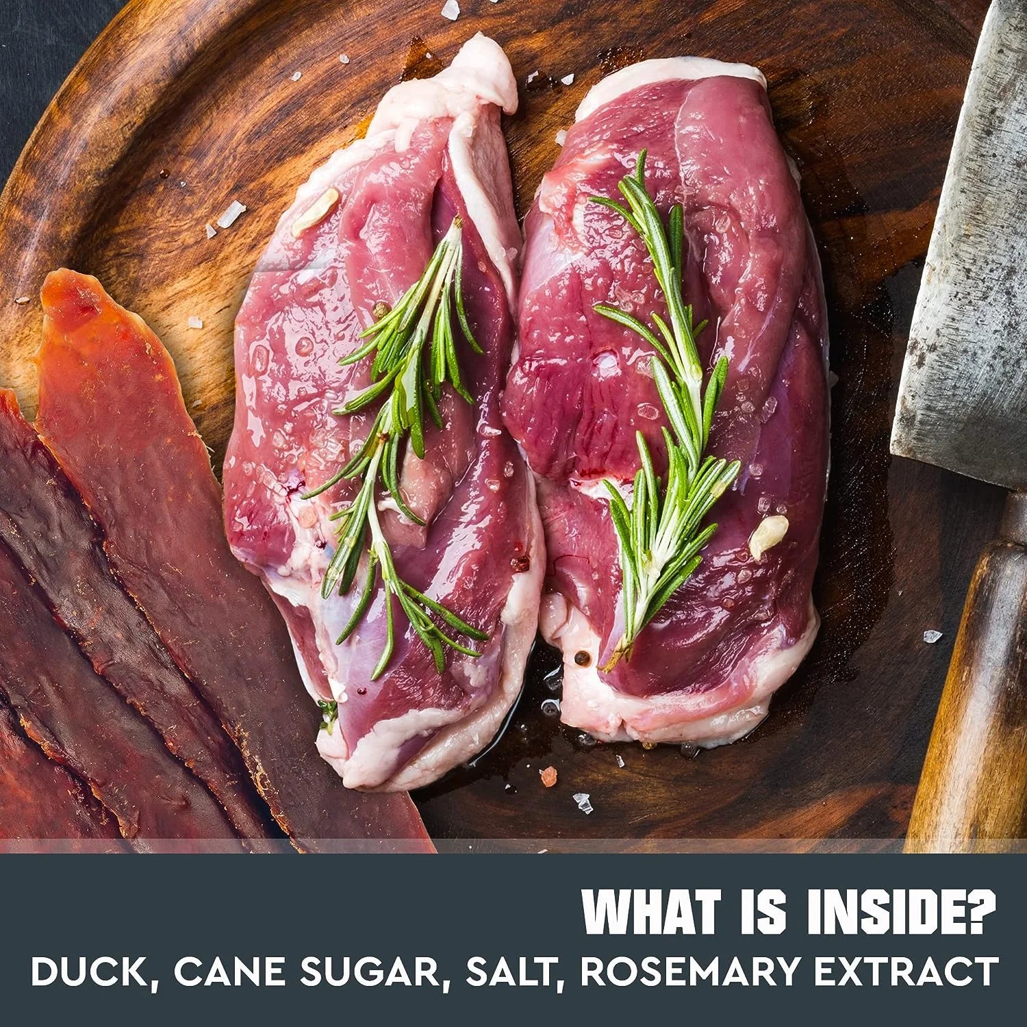 Dog Treats Duck Jerky 1.5 LB - Human Grade Pet Snacks - Natural High Protein Meat Dried Strips - Best Chews for Training Small & Large Dogs - Bulk Soft Pack