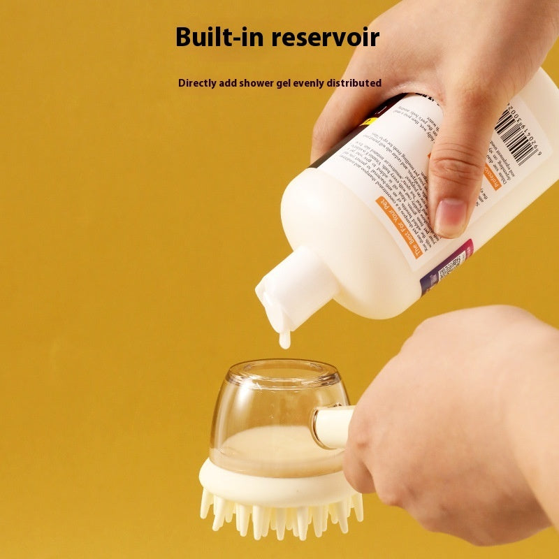 Pet Bathing Massage Brush, 3 In 1 Tool