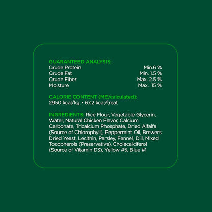 Dental Chews for Dogs, 8 Count, Vet-Recommended Mint-Flavored Dental Dog Treats for Medium Sizes 25-50 Lbs, Bones Clean Teeth, Fight Bad Breath, and Removes Plaque and Tartar