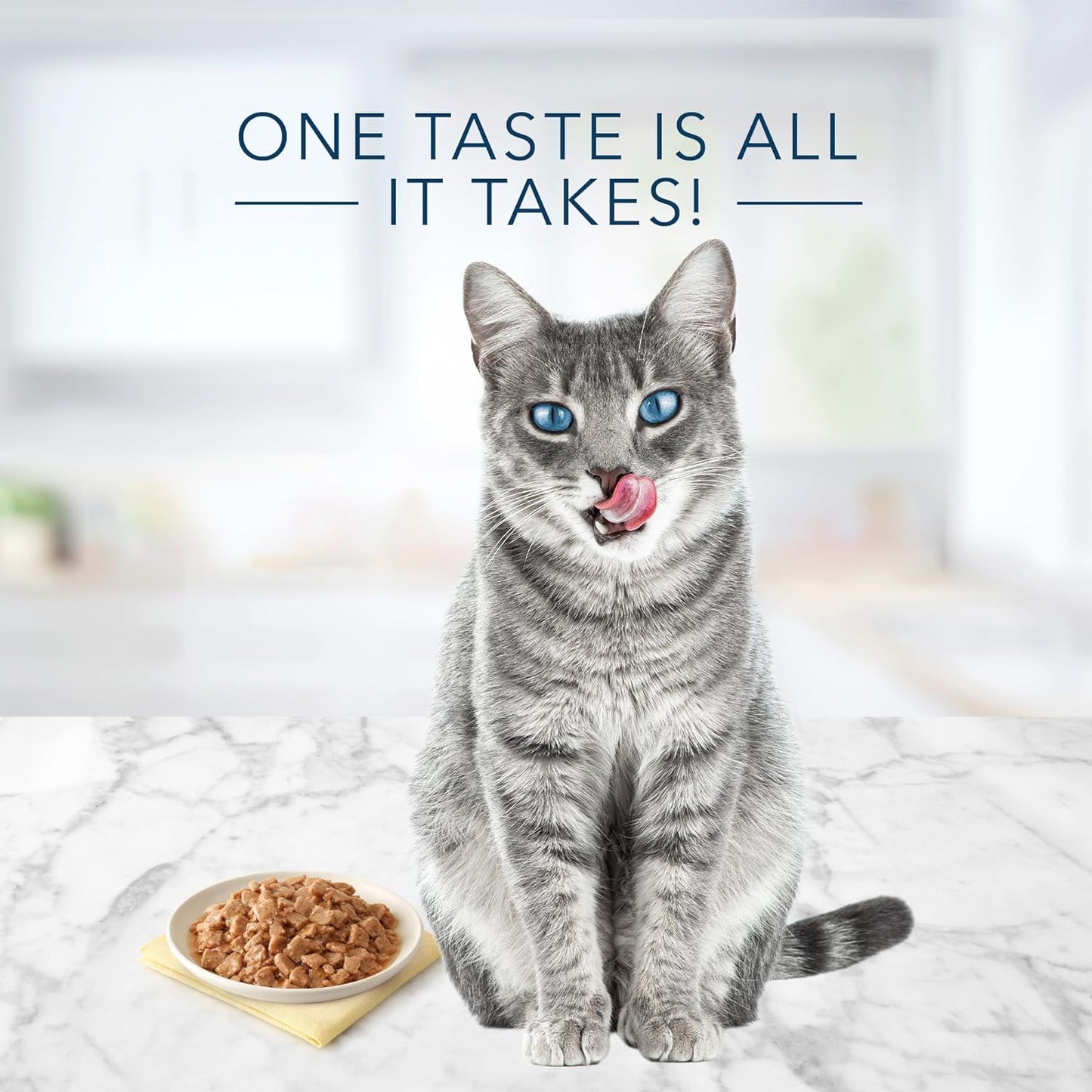 Tastefuls Flaked Wet Cat Food, Made with Natural Ingredients, Tuna Entrée in Gravy, 5.5-Oz Cans (24 Count)
