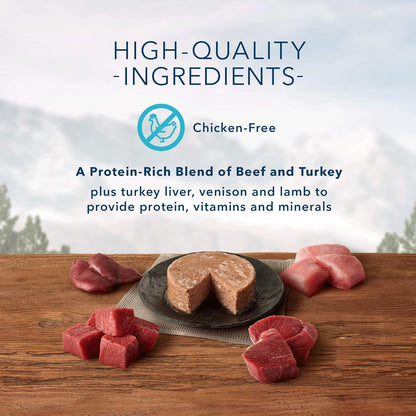 Wilderness Rocky Mountain Recipe Adult Wet Cat Food Paté, 5.5-Oz. Cans (24 Count)